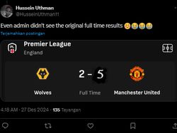 Meme Man United Kalah 0-2 dari Wolves, Diminta Merger dengan Man City