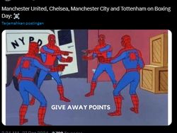 Meme Man United Kalah 0-2 dari Wolves, Diminta Merger dengan Man City