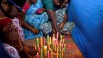 Intip Ritual Peringatan 20 Tahun Tsunami di Pantai India