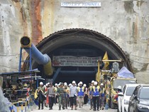 Progres Pembangunan Proyek Terowongan Samarinda