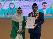 Hambali Thalib Dilantik Jadi Rektor UMI Makassar Gantikan Sufirman Rahman