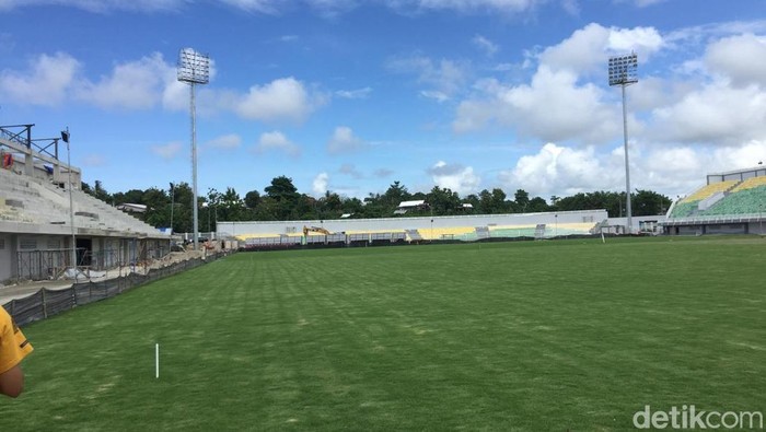 Renovasi Stadion Gelora BJ Habibie Parepare.