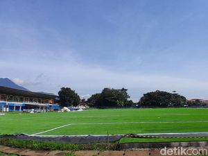 Stadion Legendaris di Garut yang Kini Berumput Sintetis