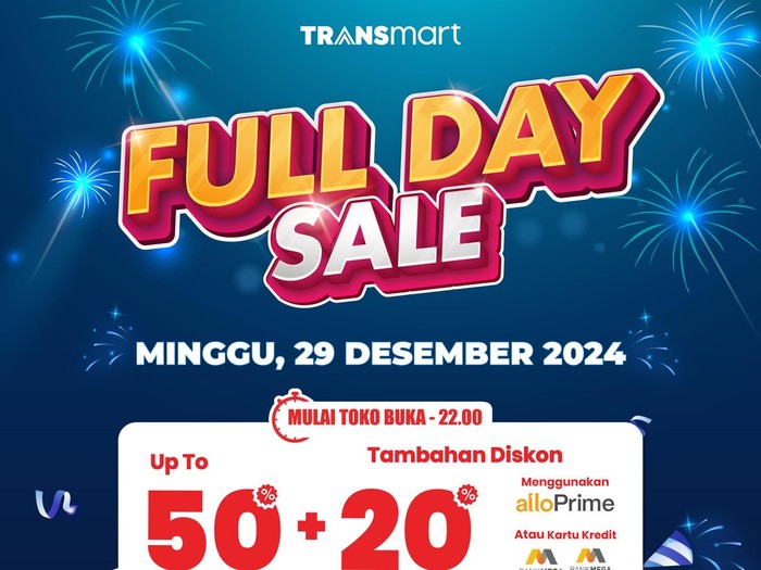 Transmart Full Day Sale 29 Desember