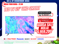 Beli TV LED 65 UHD di Transmart Full Day Sale Hemat Rp 3,4 Jutaan