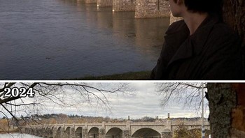 Girl, Interrupted (1999) Market Street Bridge, Harrisburg, PA Foto: Boredpanda