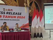 Klungkung Didominasi Kasus Narkoba pada 2024, Pelanggaran Lalin Turun Drastis