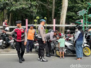 Polisi Gencarkan Patroli di Lokasi Wisata Kota Blitar Selama Libur Nataru