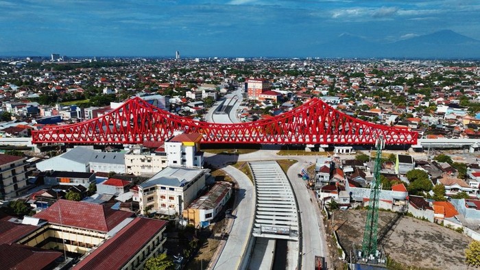 Penampakan pengerjaan simpang Joglo yang hampir rampung. Foto diunggah Sabtu (28/12/2024).