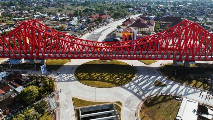 Penampakan pengerjaan simpang Joglo yang hampir rampung. Foto diunggah Sabtu (28/12/2024).