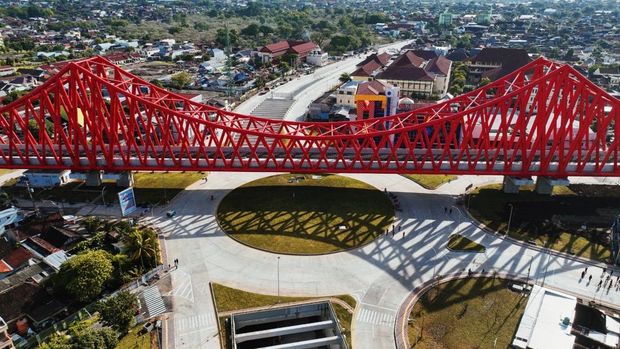 Penampakan pengerjaan simpang Joglo yang hampir rampung. Foto diunggah Sabtu (28/12/2024).
