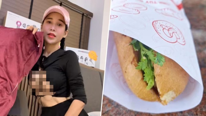 penjual banh mi seksi di Singapura
