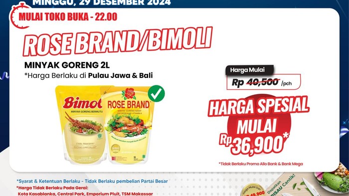 Promo Transmart Full Day Sale, Minyak Goreng 2 Liter Cuma Rp 36 Ribuan
