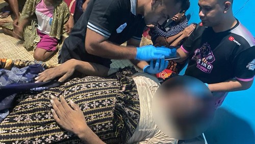 Salah satu pemuda yang tewas setelah terseret arus di Pantai Sanitigi, Kabupaten Sabu Raijua, NTT. (Foto: Dok. Polres Sabu Raijua)