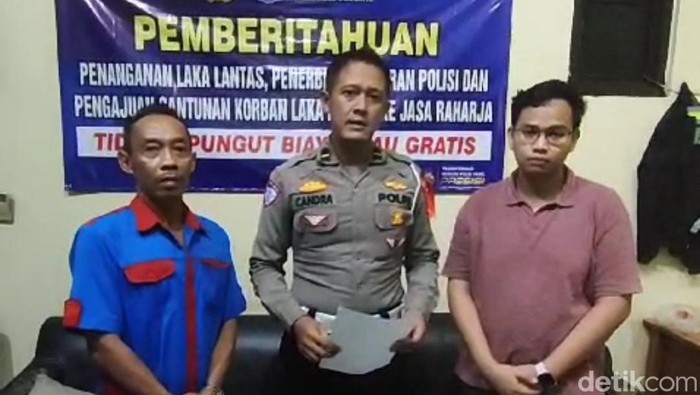 Sopir bus ugal-ugalan serempet mobil di Tol Tandes berdamai, mau ganti rugi kerusakan.