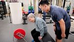Sosok Nenek 90 Tahun di Taiwan yang Ikut Lomba Angkat Beban