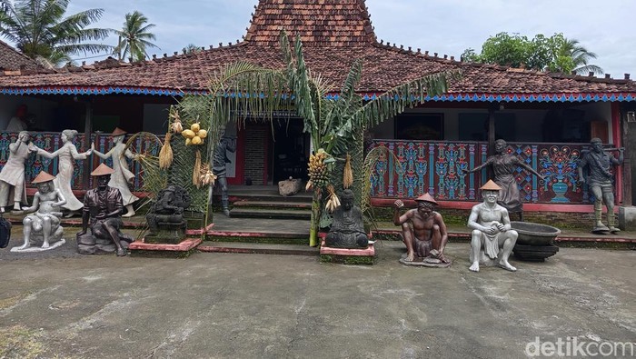 Suasana Museum Desa dan Galeri Seni Borobudur di Desa Karangrejo, Kecamatan Borobudur, Kabupaten Magelang, Sabtu (28/12/2024).