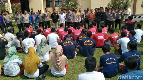 Tahanan kasus narkoba sepanjang 2024 Polres Bima Kota, Sabtu, (28/12/2024).