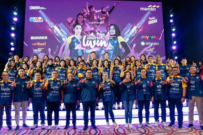 Tim Voli Putri Jakarta Livin’ by Mandiri