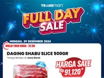Beli Daging buat Tahun Baru Murah Banget di Transmart Full Day Sale