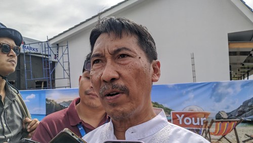 Asisten II Setda Lombok Barat Lalu Najamuddin. (Ahmad Viqi/detikBali)