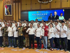Lantik Pengurus KAUJE Bertabur Bintang, ini Pesan Khusus Sarmuji