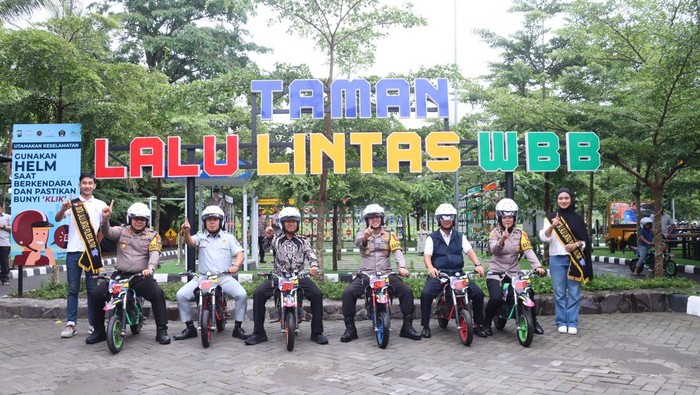 Peresmian taman lalu lintas