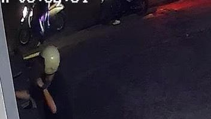 Pria terekam melakukan aksi vandalisem di Palembang