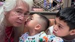 Rafathar dan Rayyanza Lepas Rindu dengan Gideon Tengker