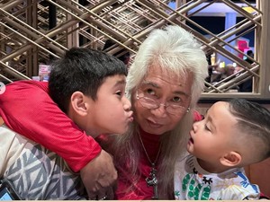 Momen Hangat Pertemuan Rayyanza dan Rafathar dengan Gideon Tengker