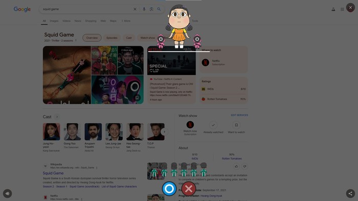 Squid Game 2 sudah tayang di Netflix. Nah dalam rangka merayakan perilisannya, Google menempatkan sebuah fitur tersembunyi di halamannya.