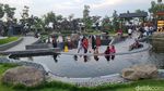 Suasana Taman Doa Our Lady Of Akita PIK Saat Libur Nataru