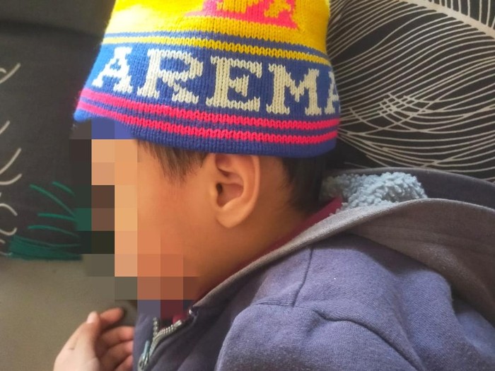 Penampakan anak laki-laki 7 tahun diduga dibuang di Sidoarjo