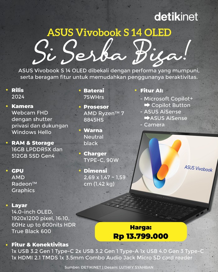 Asus Vivobook S 14 OLED Asus Vivobook S 14 OLED