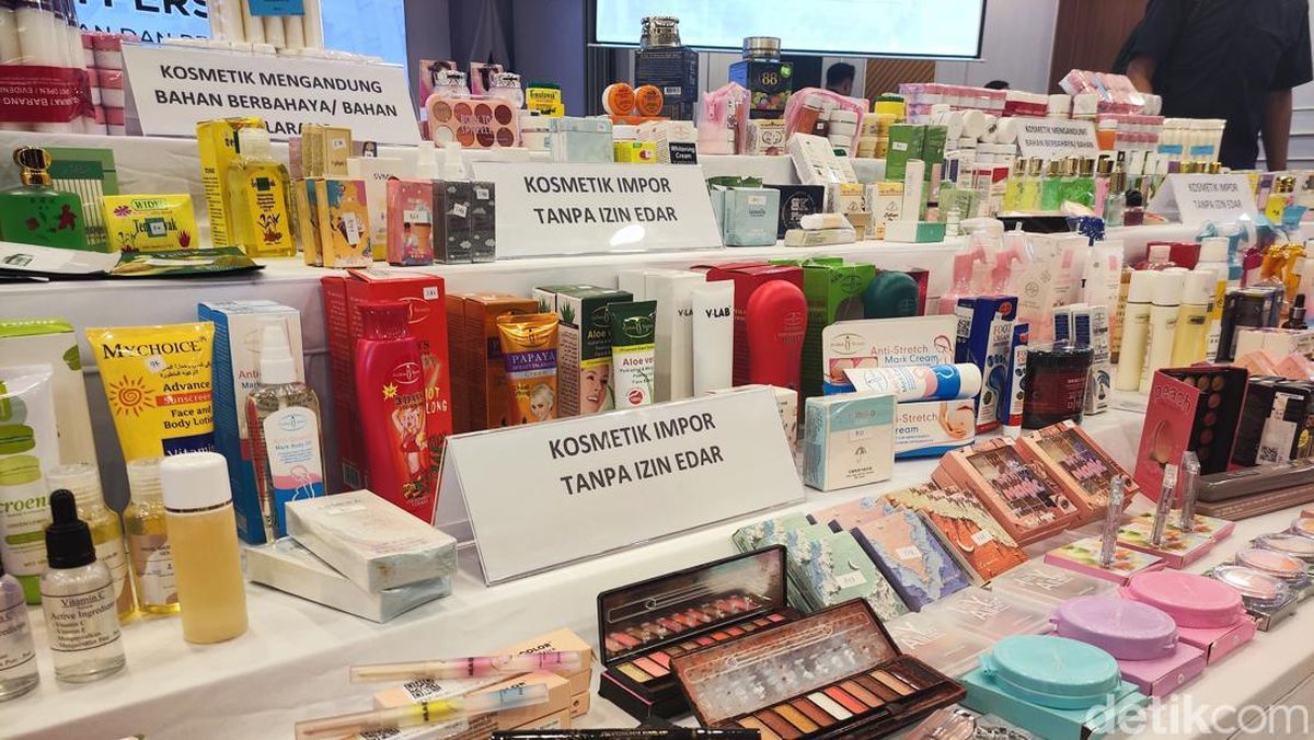 BPOM Sita 69 Merek Kosmetik Ilegal Yang Beredar Di Indonesia