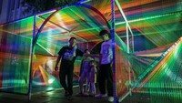 Jakarta Light Festival berlangsung pada 30-31 Desember 2024.   