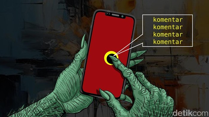 Ilustrasi Komentar Melecehkan Perempuan di Sosial Media