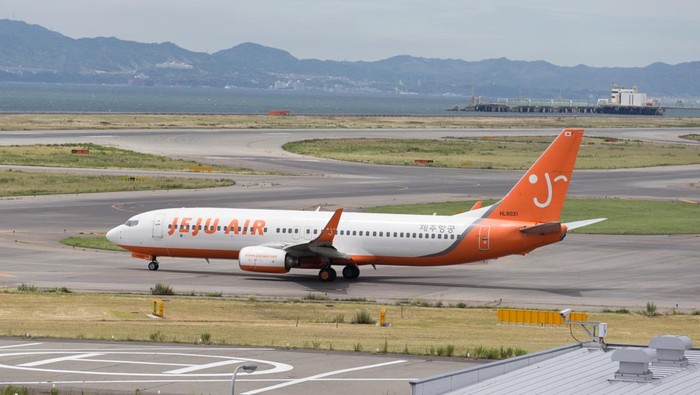 Ilustrasi pesawat jeju air