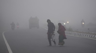 India Diselimuti Kabut Asap, Jarak Pandang Nyaris Nihil