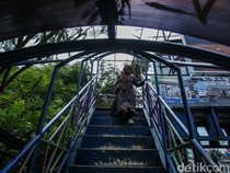 Ini JPO Dekat UIN Ciputat yang Viral Karena Rusak