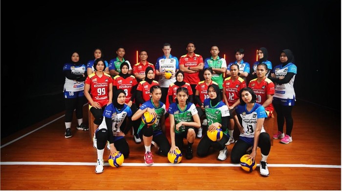 Tim proliga Jakarta Pertamina Enduro.