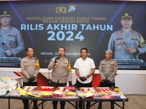 Kasus Narkoba dan Pelanggaran Lalin di Kota Kediri Naik Selama 2024