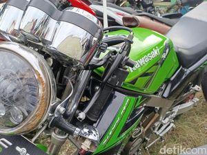 Begini Penampakan Ninja Terbang Timpa Pemotor-Pejalan Kaki di Gamping Sleman