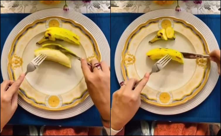 Makan Pisang Pakai Pisau Garpu, Cara Wanita Ini Tuai Perdebatan