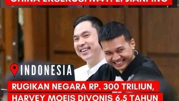 Penangganan korupsi di China vs Indonesia. Foto: X.com