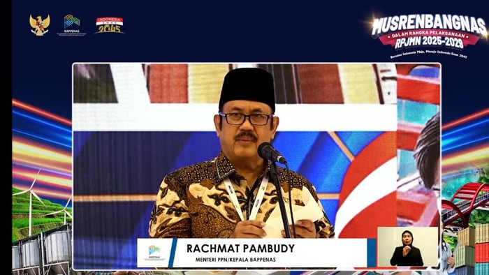 Menteri PPN/Kepala Bappenas Rachmat Pambudy
