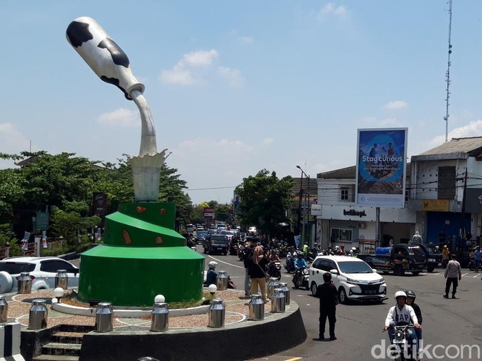 Monumen Susu Murni Boyolali, Senin (30/12/2024).