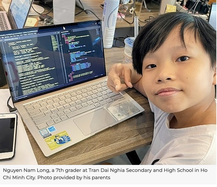 Nguyen Nam Long, siswa kelas 1 SMP Vietnam yang raih skor IELTS 8,0