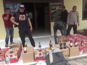 Polisi Razia Penjualan Miras Ilegal Jelang Tahun Baru di Gowa