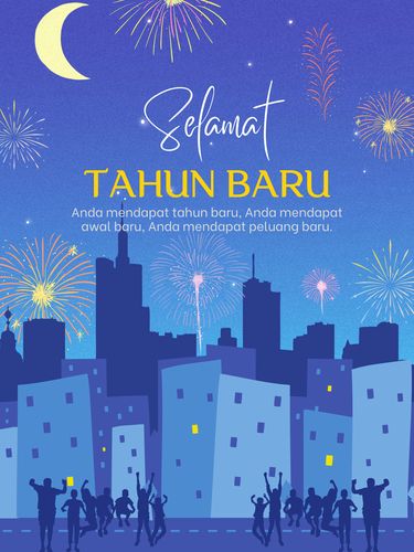 Poster Tahun Baru 2025